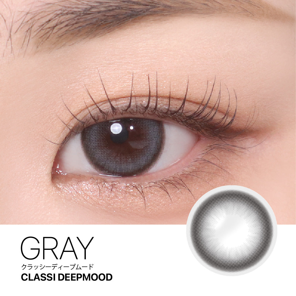CLASSI DEEPMOOD グレー［CLASSI LENS］1MONTH