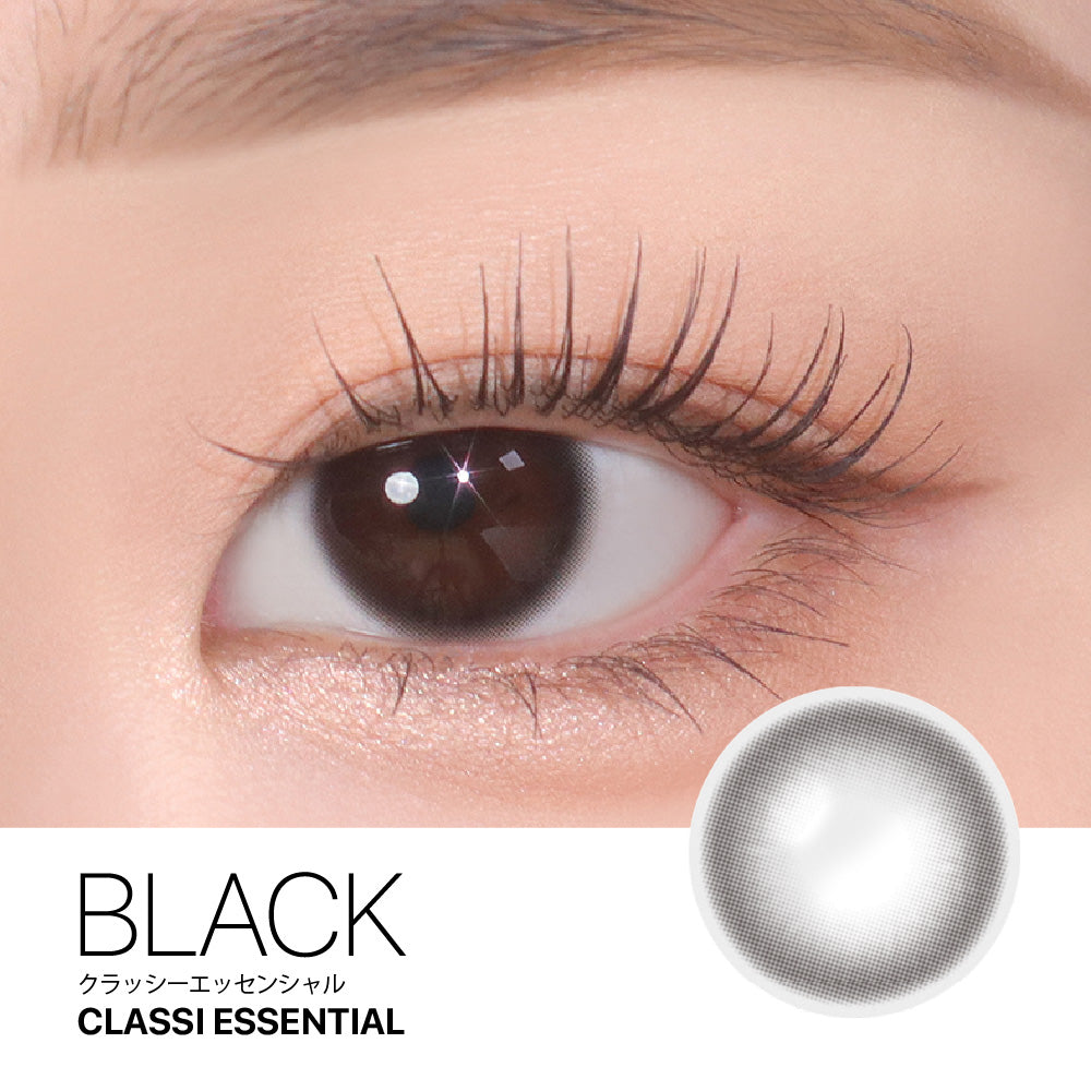 CLASSI ESSENTIAL ブラック［CLASSI LENS］1MONTH