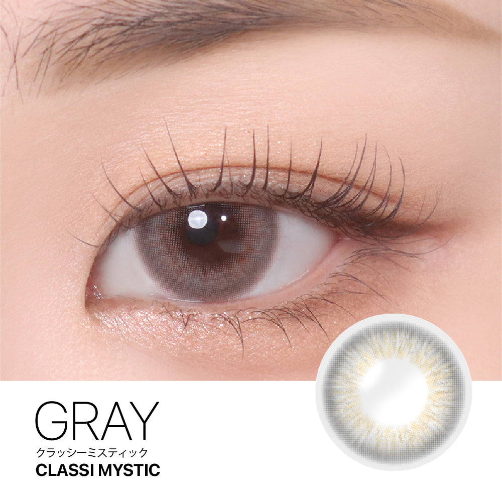 CLASSI MYSTIC グレー［CLASSI LENS］1MONTH