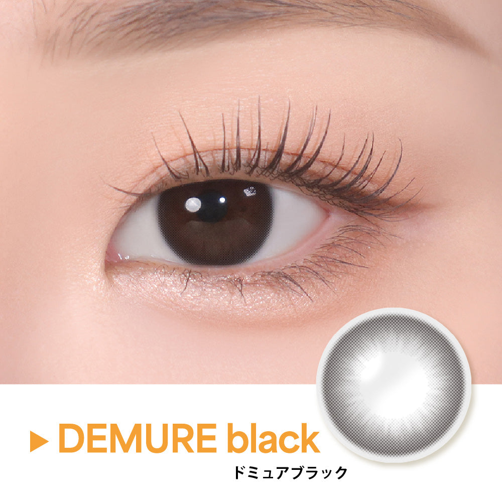 DEMURE ブラック［COLOR PICK］1MONTH