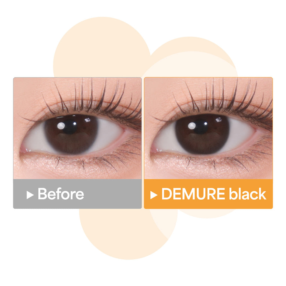 DEMURE ブラック［COLOR PICK］1MONTH