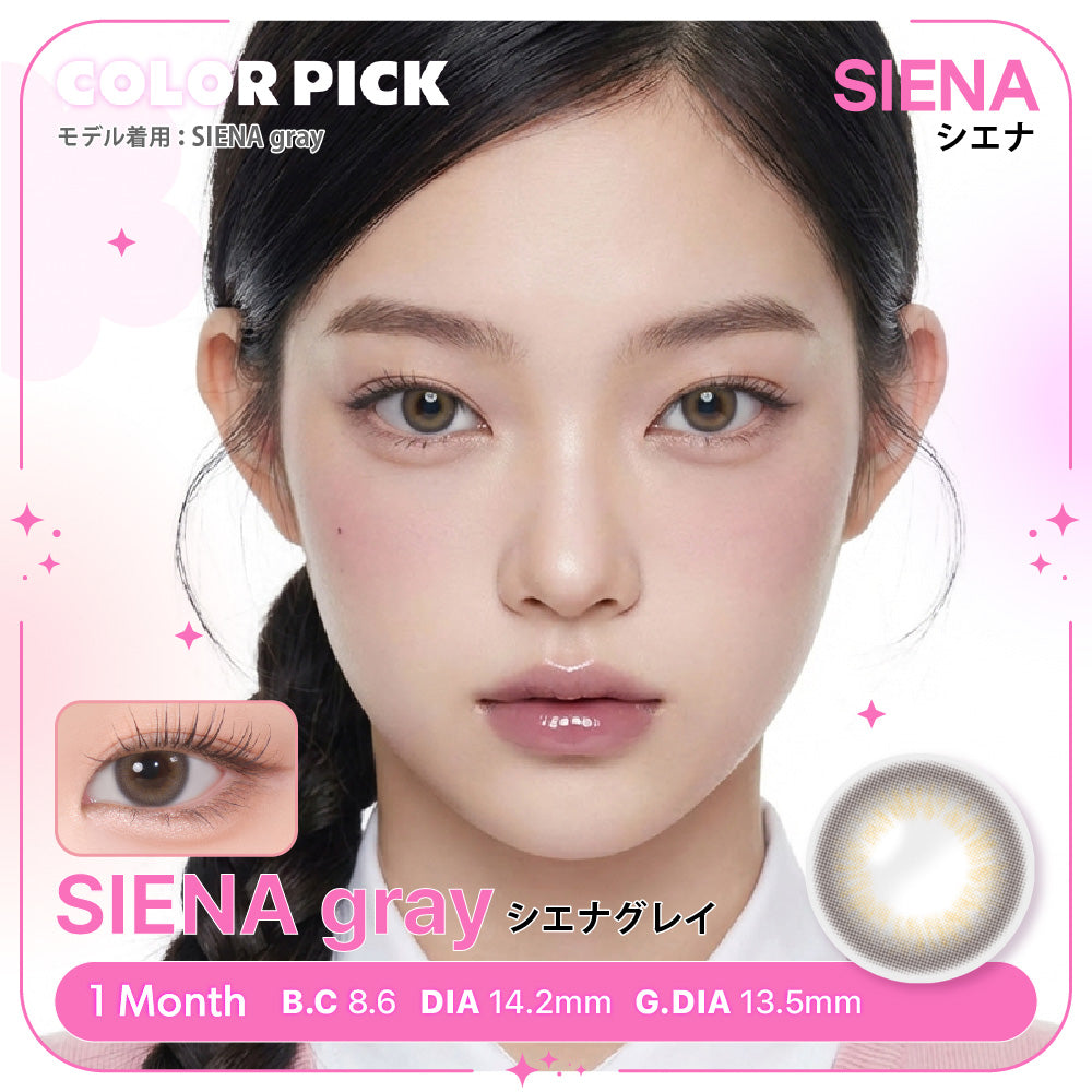 SIENA グレー［COLOR PICK］1MONTH
