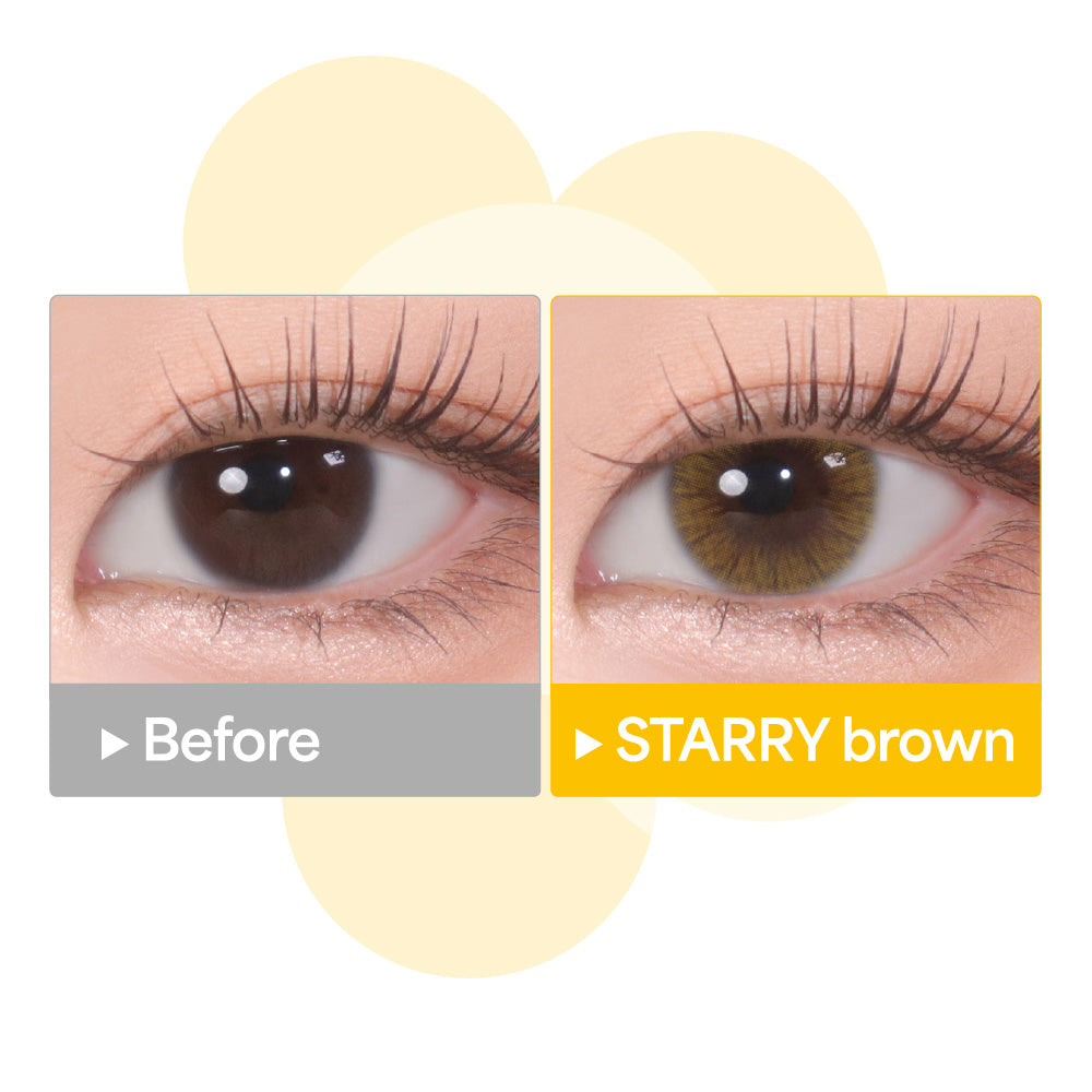 STARRY ブラウン［COLOR PICK］1MONTH